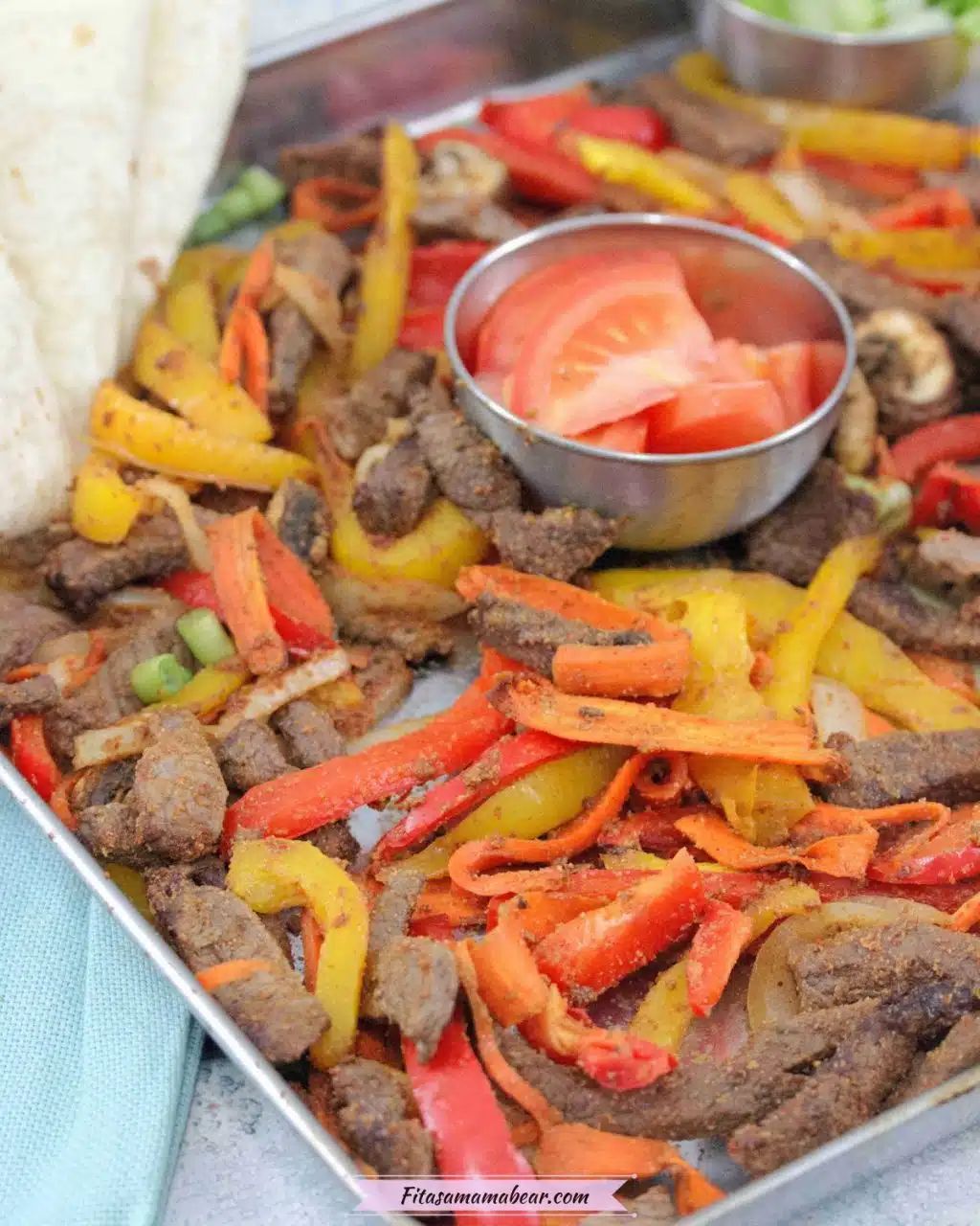 Sheet Pan Steak Fajitas