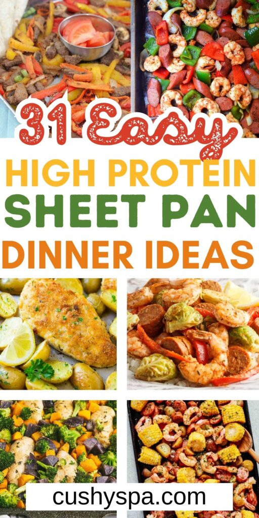 high protein sheet pan dinners