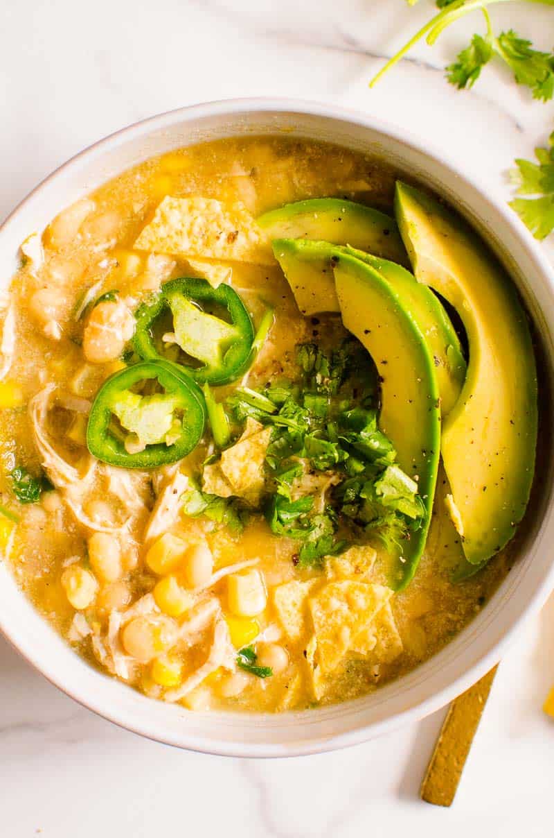 Healthy White Chicken Chili