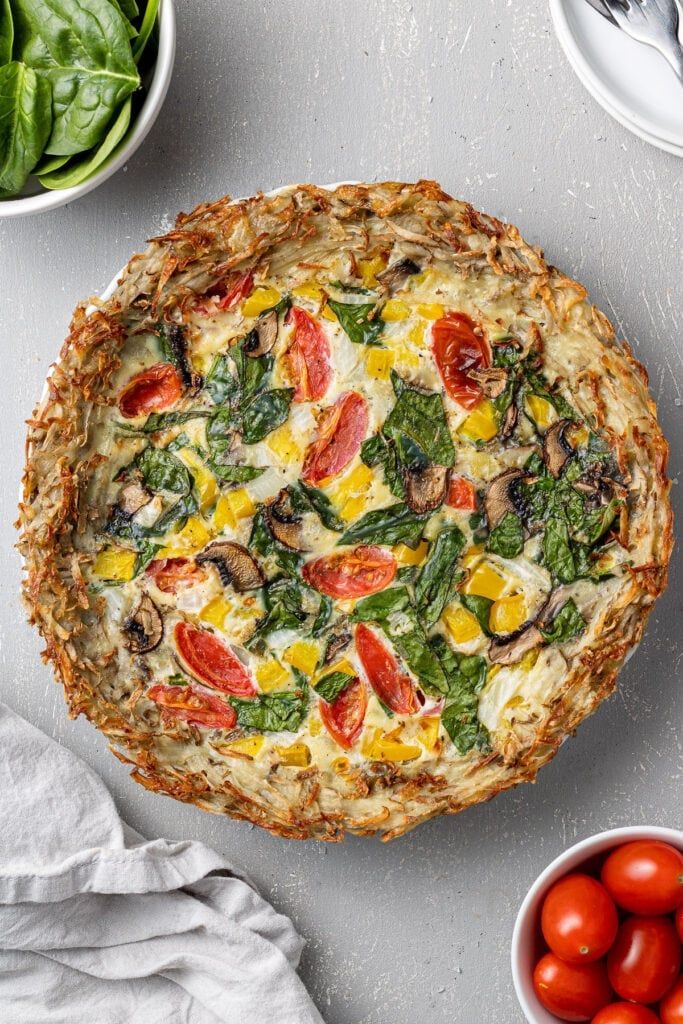Potato Crust Quiche