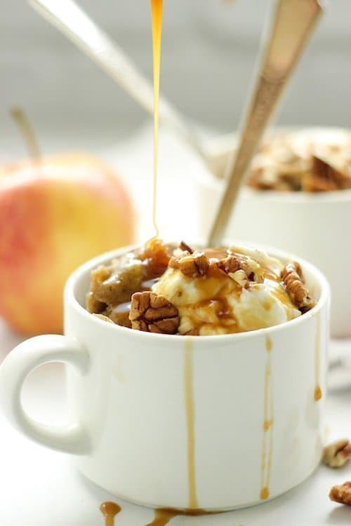  Apple Spice Protein Mug Cake