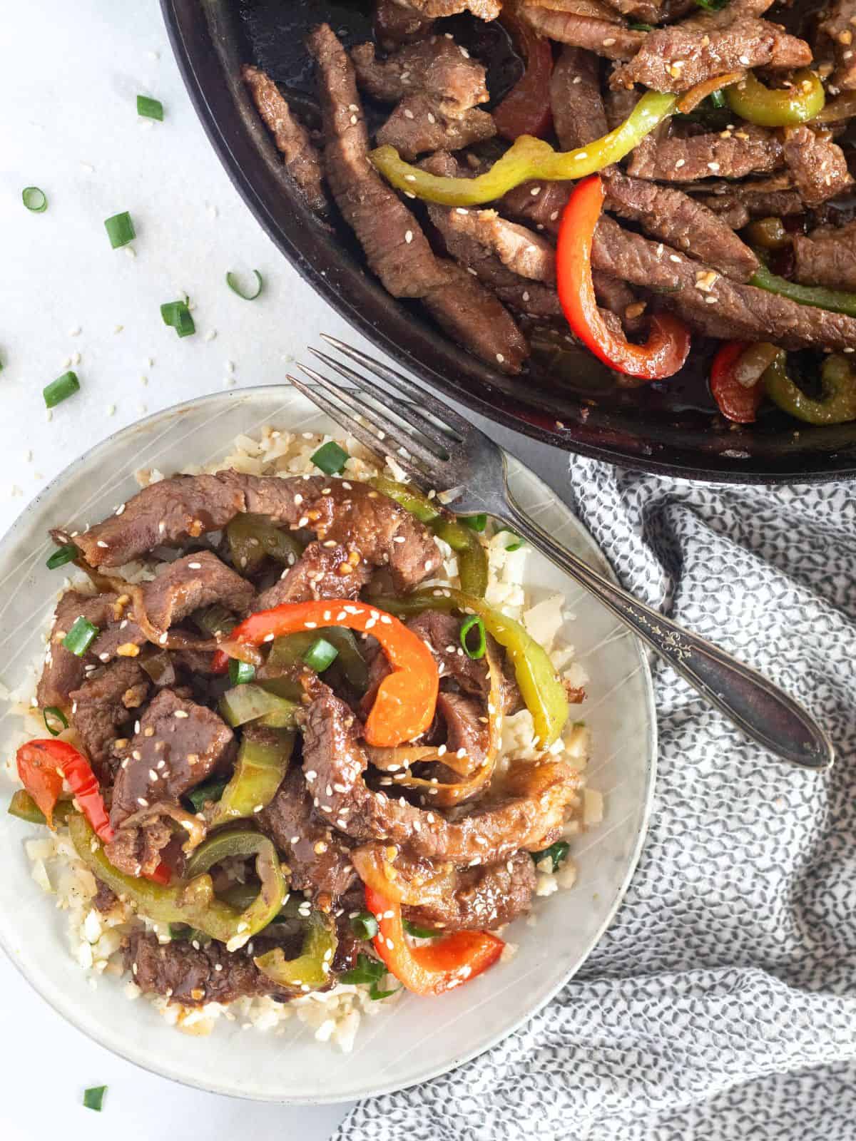  Keto Pepper Steak