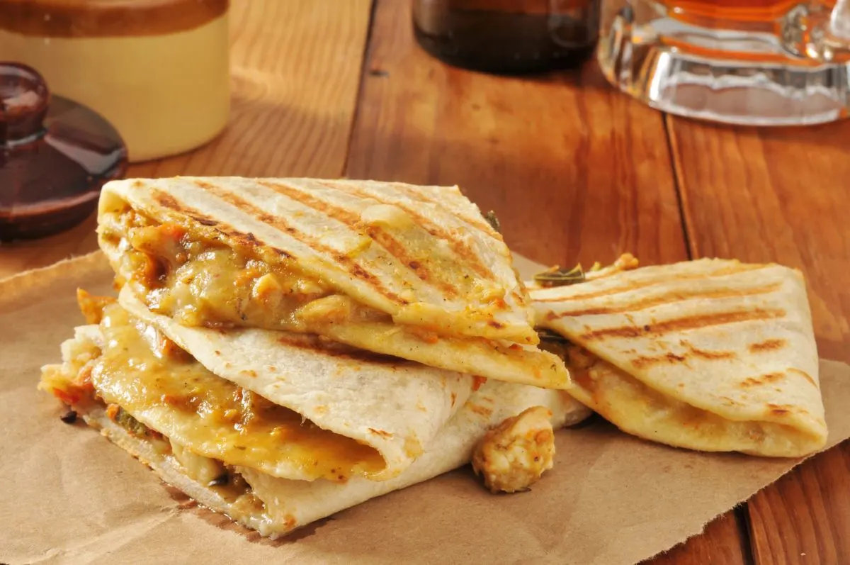 cheese quesadillas