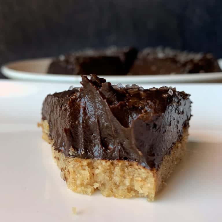 High Protein Peanut Butter Fudge Brownie Pie