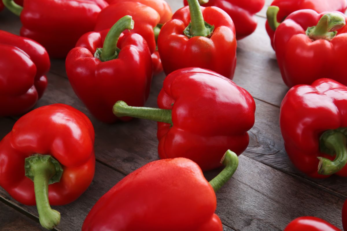 red bell peppers