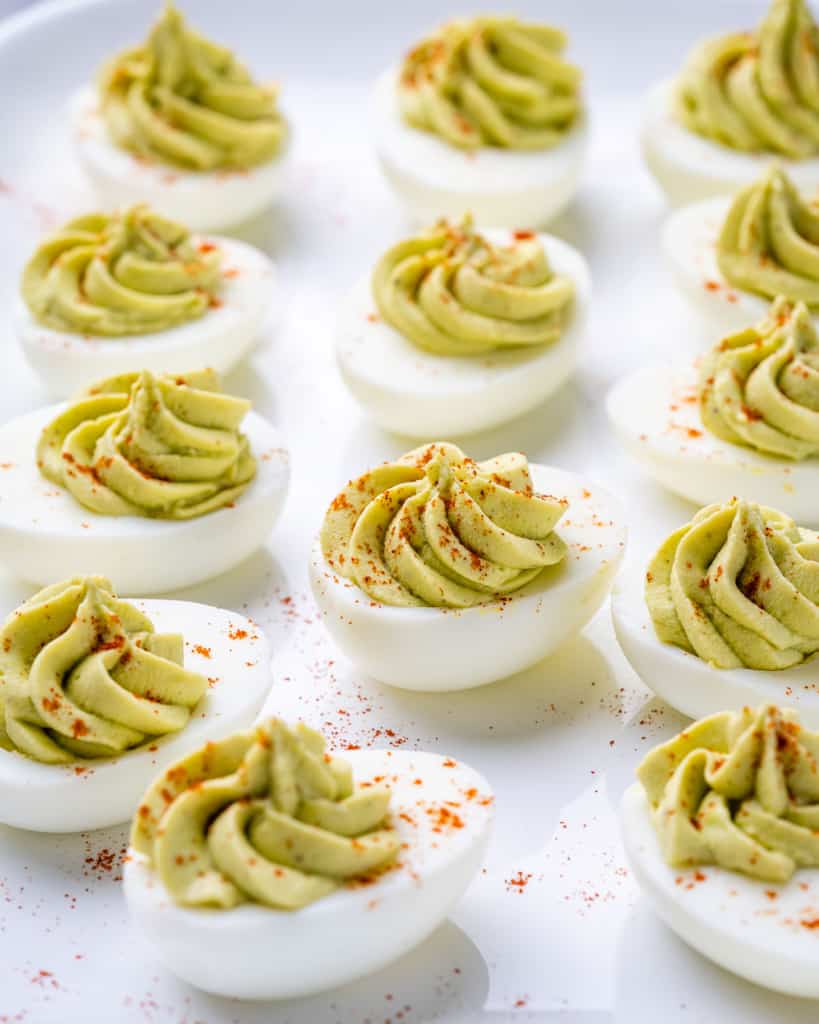  Avocado Deviled Eggs