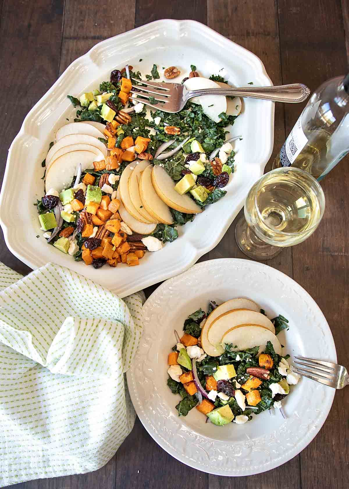 Kale Sweet Potato Salad