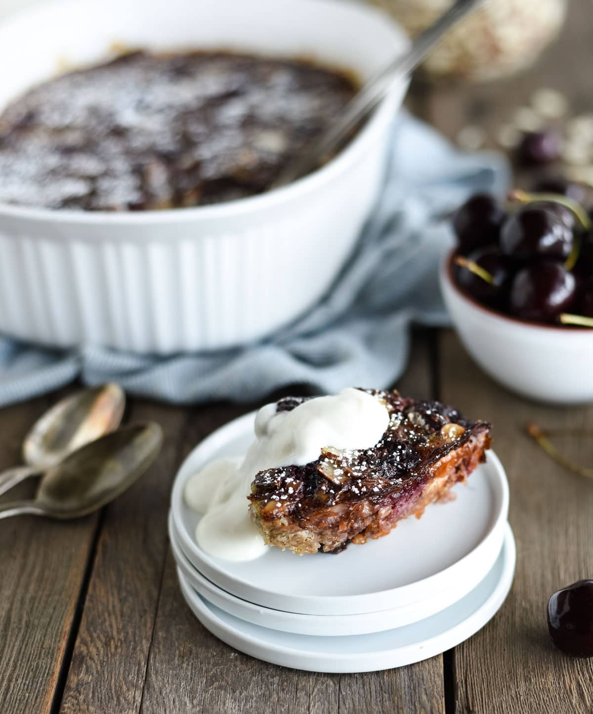  Cherry Oat Quinoa Breakfast Bake