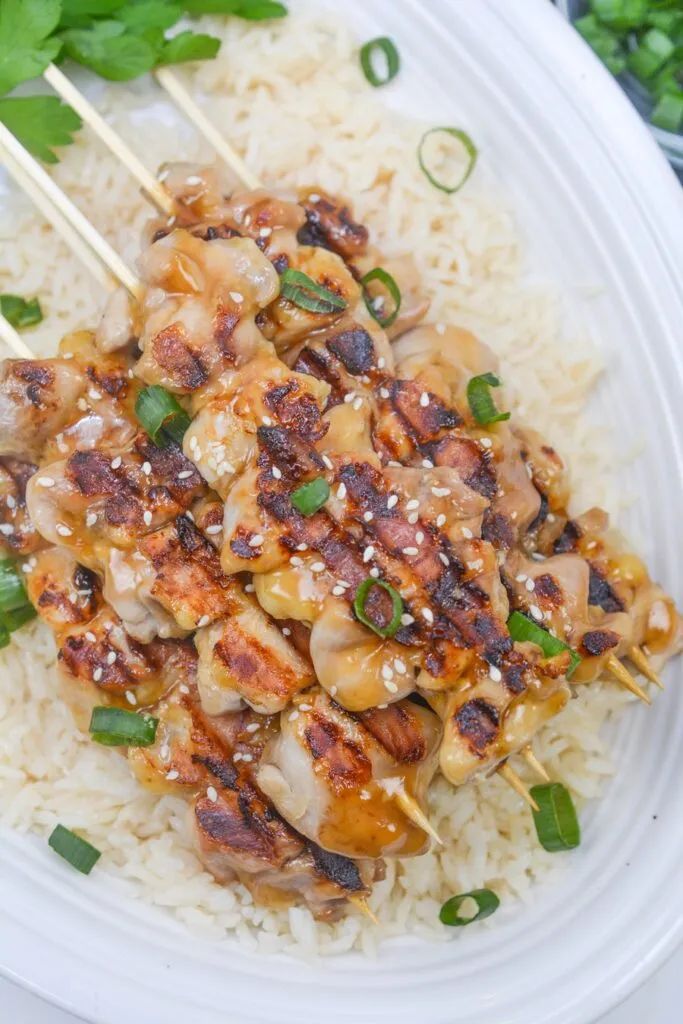  Teriyaki Chicken Skewers