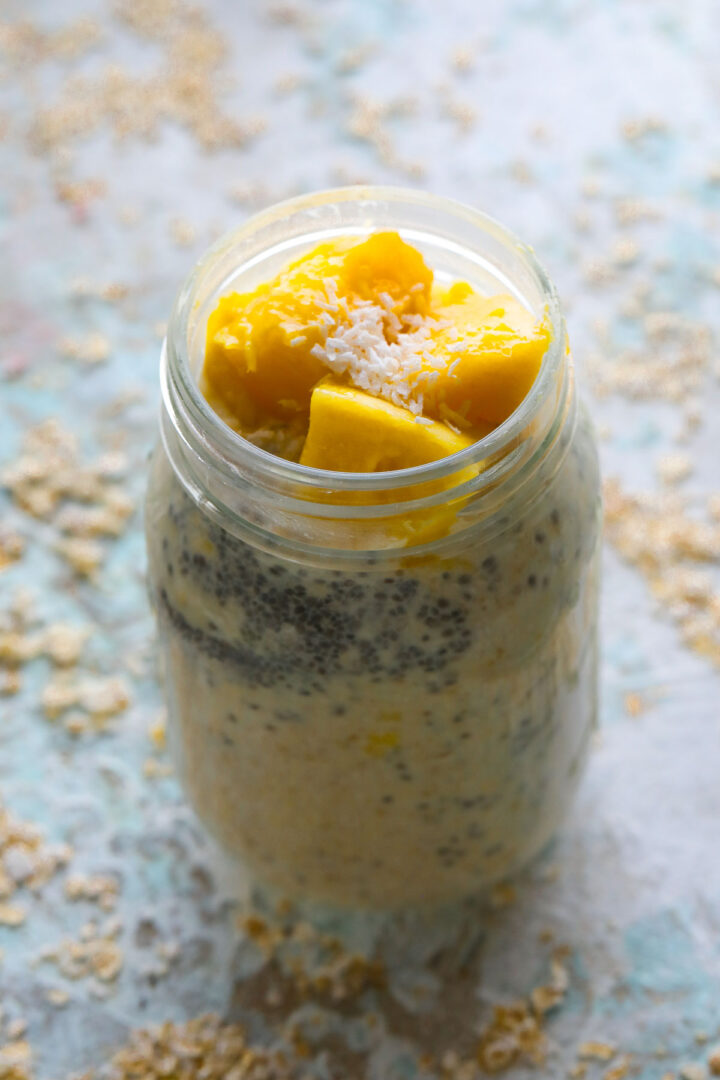 Mango Coconut Overnight Oats