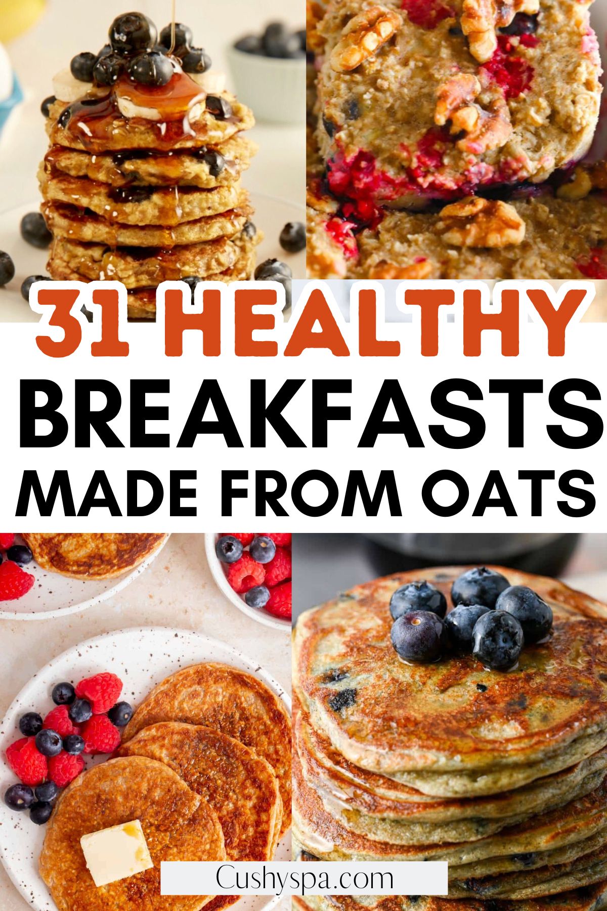 Healthy Breakfasts made from oats