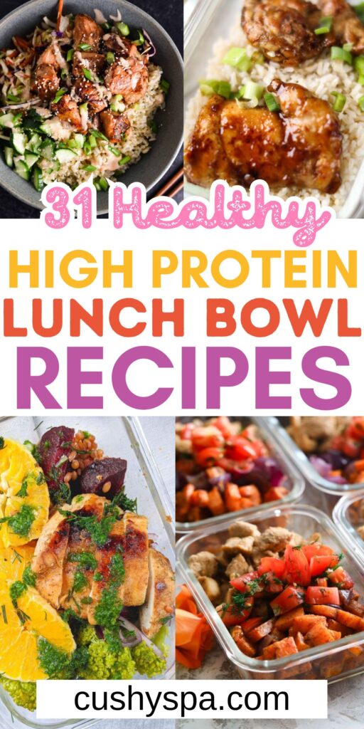 ideas for High Protein Lunch Bowls