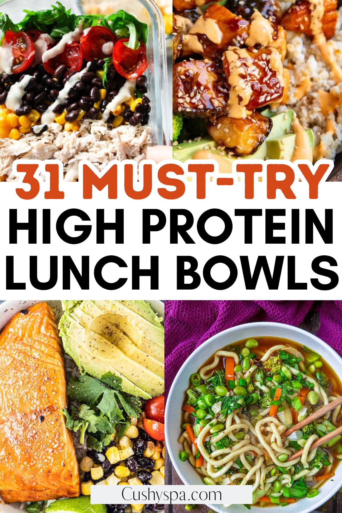 High Protein Lunch Bowls