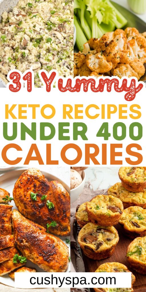 Yummy Keto Recipes under 400 cal