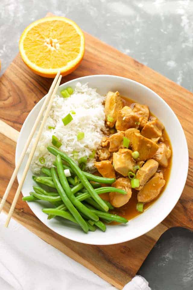 orange chicken