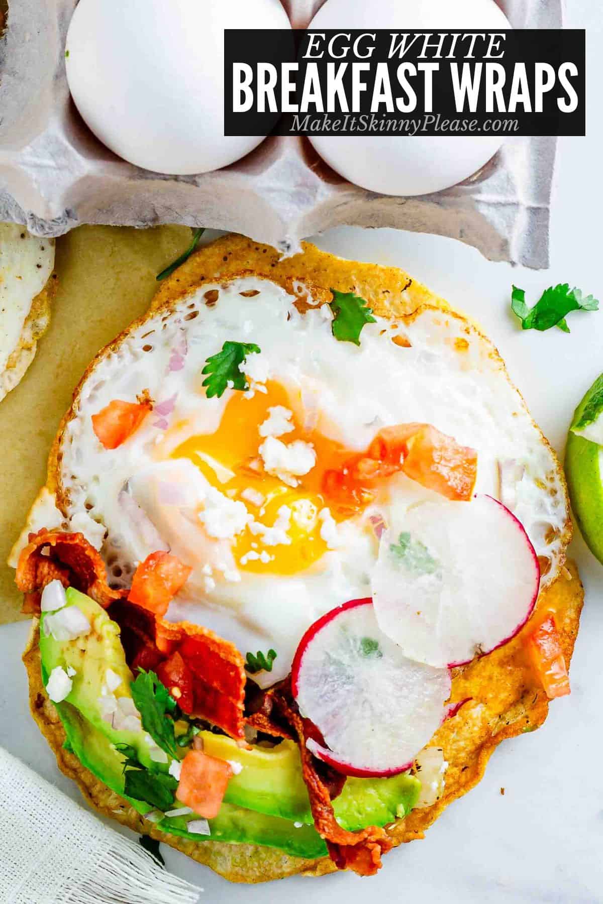 Egg White Breakfast Wraps