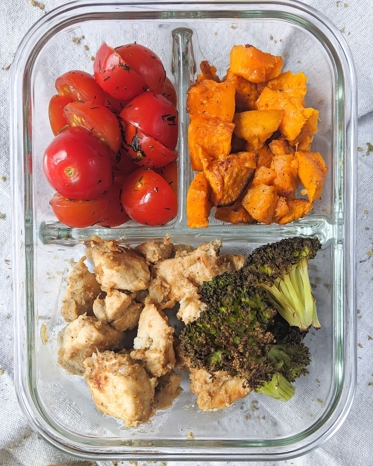 Lemon Chicken with Veggies Meal Prep