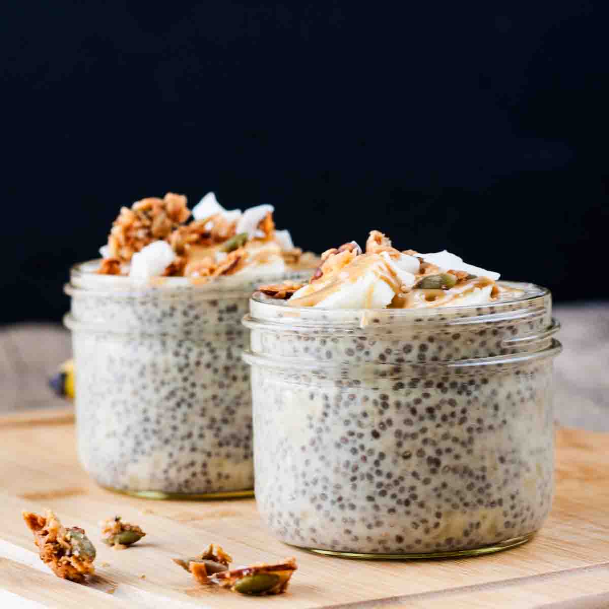 banana chia pudding