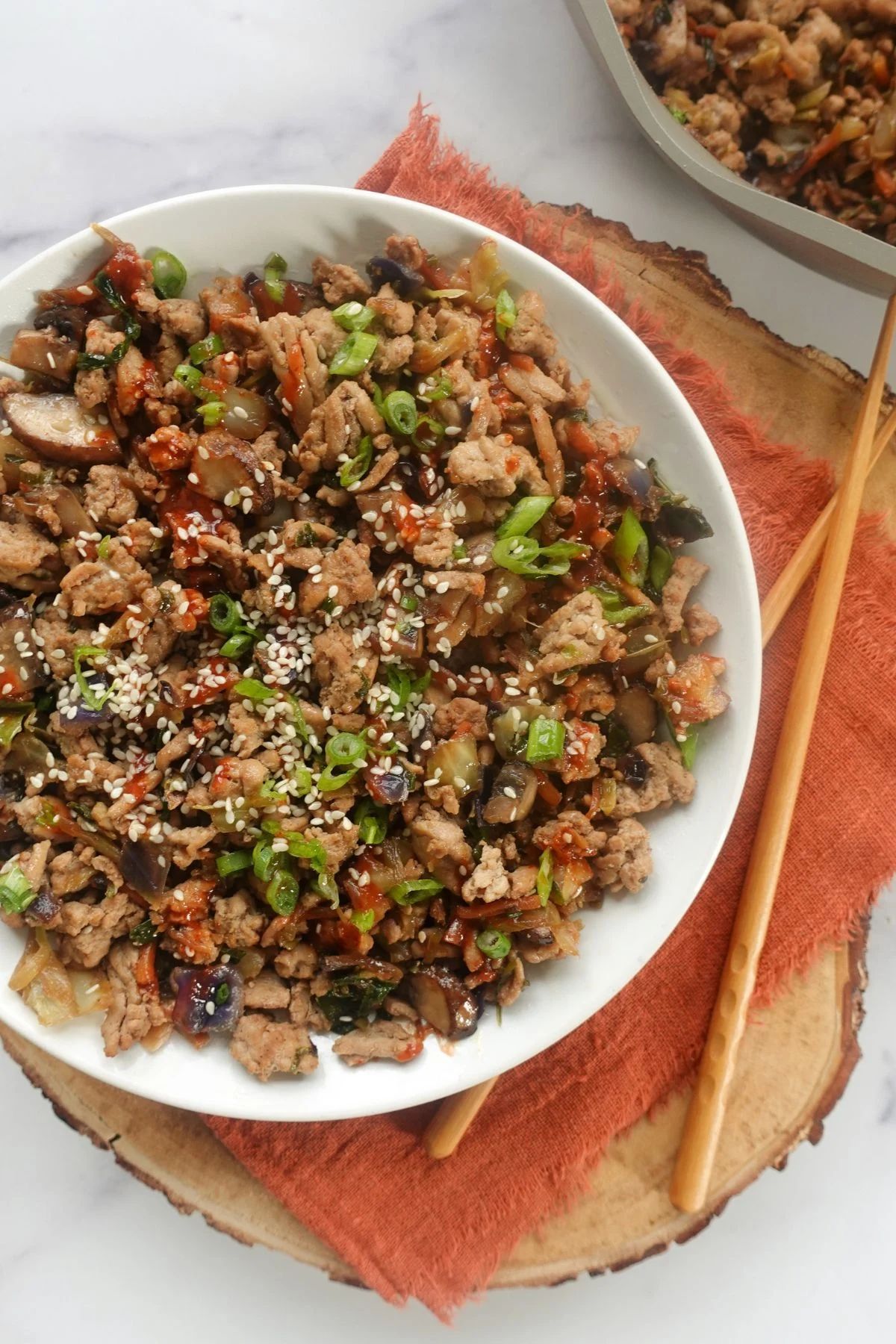 Ground Turkey Egg Roll in a Bowl
