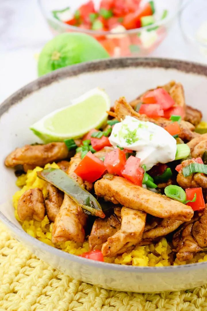 Keto Southwest Chicken Bowls