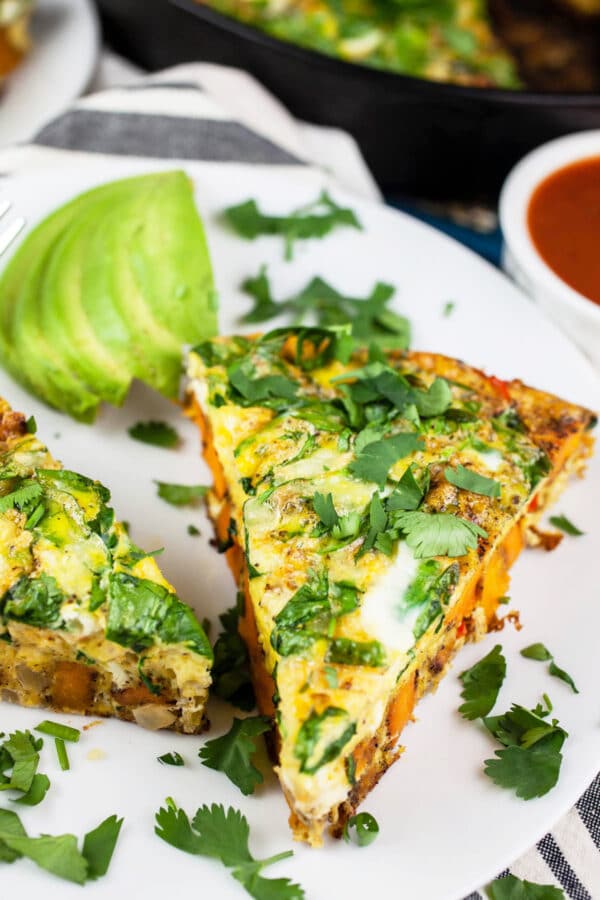Southwest Frittata with Sweet Potatoes