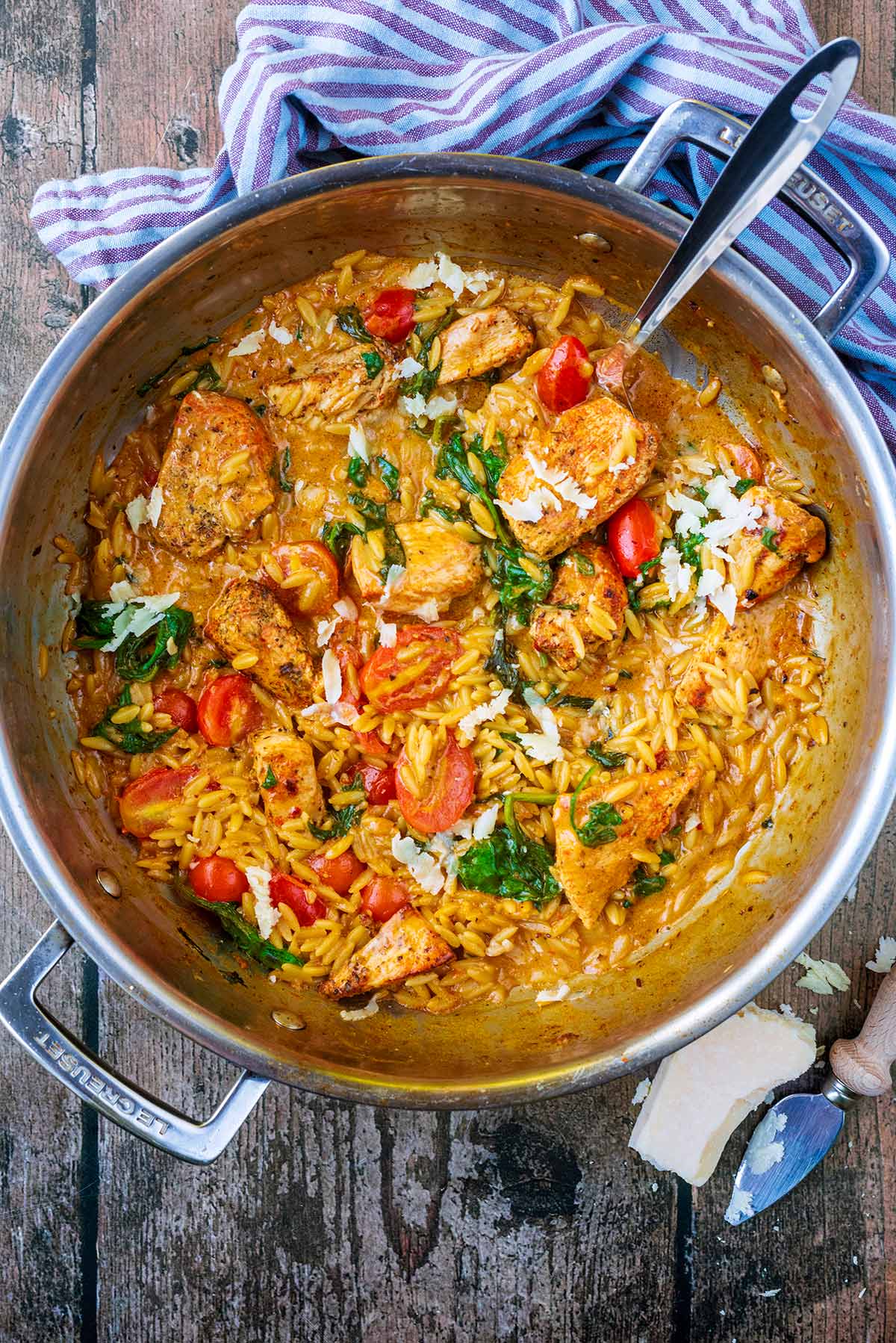 Creamy Chicken Orzo