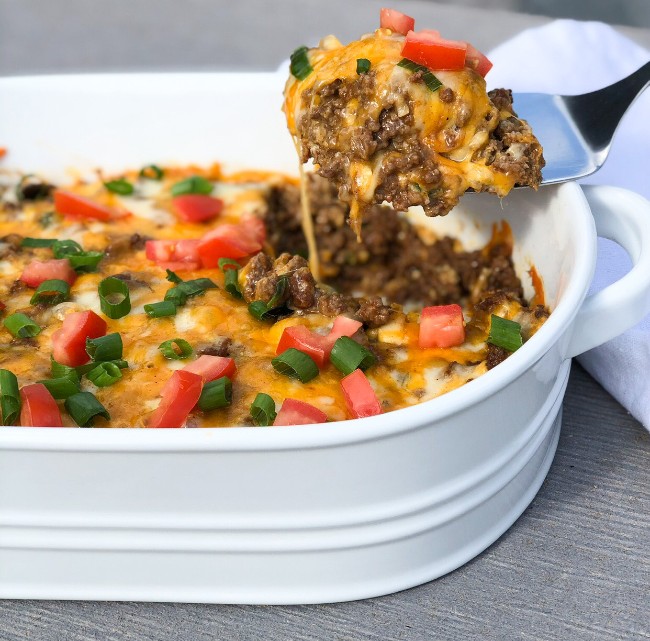 Keto Taco Casserole