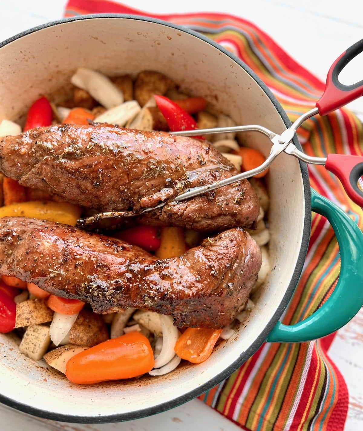 Dutch Oven Pork Tenderloin