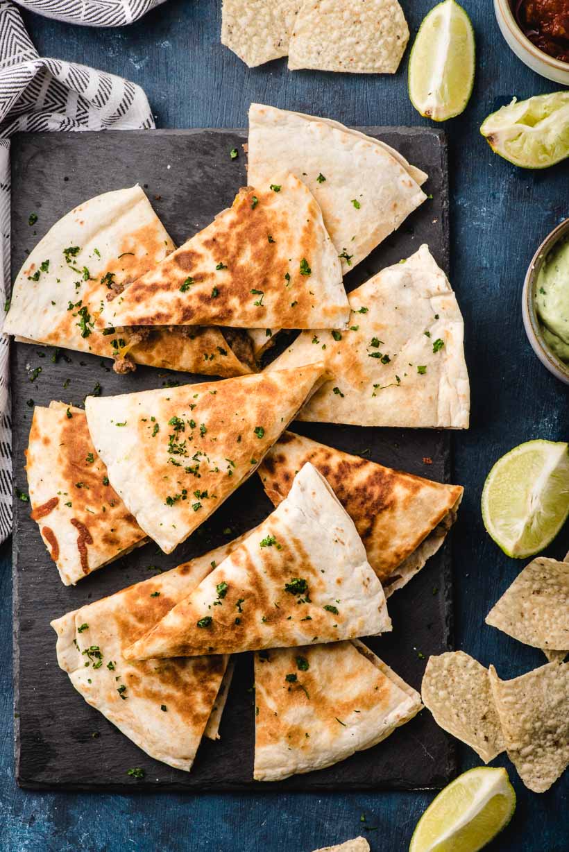 Ground Beef Quesadillas