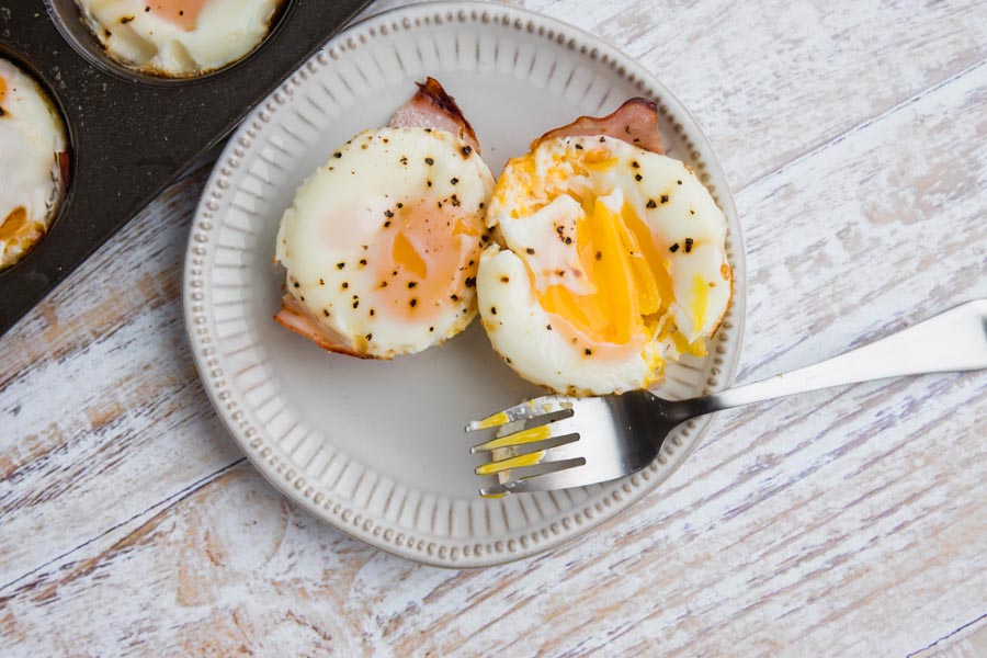 Keto Egg Cups with Ham