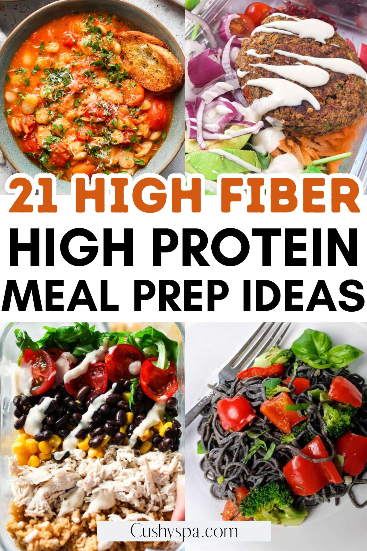 High Fiber High Protein Meal Prep Ideas