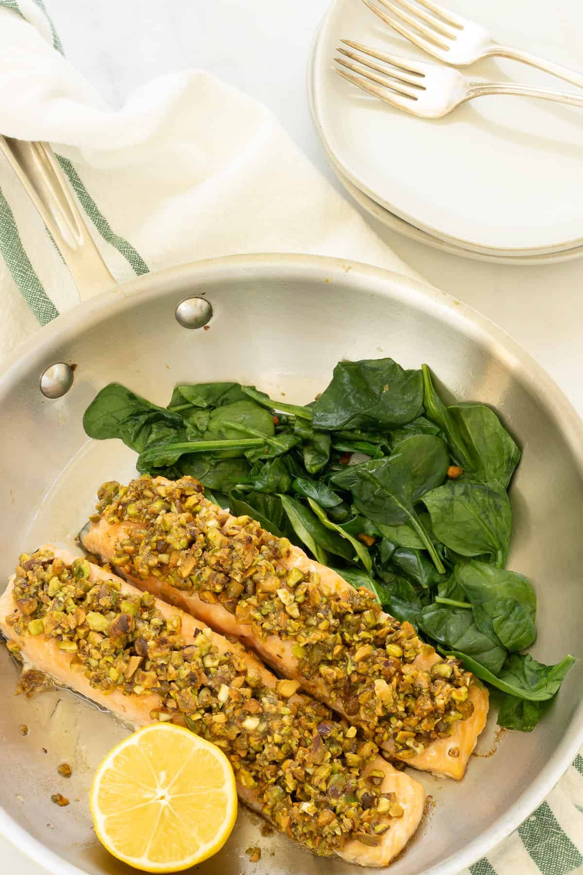 Pistachio Crusted Salmon