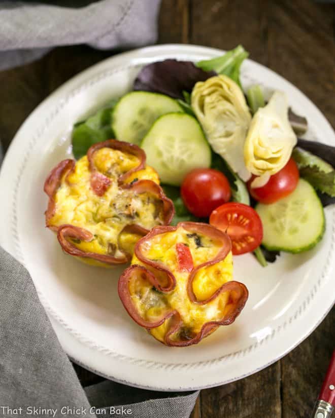  Egg Muffins in Ham Cups