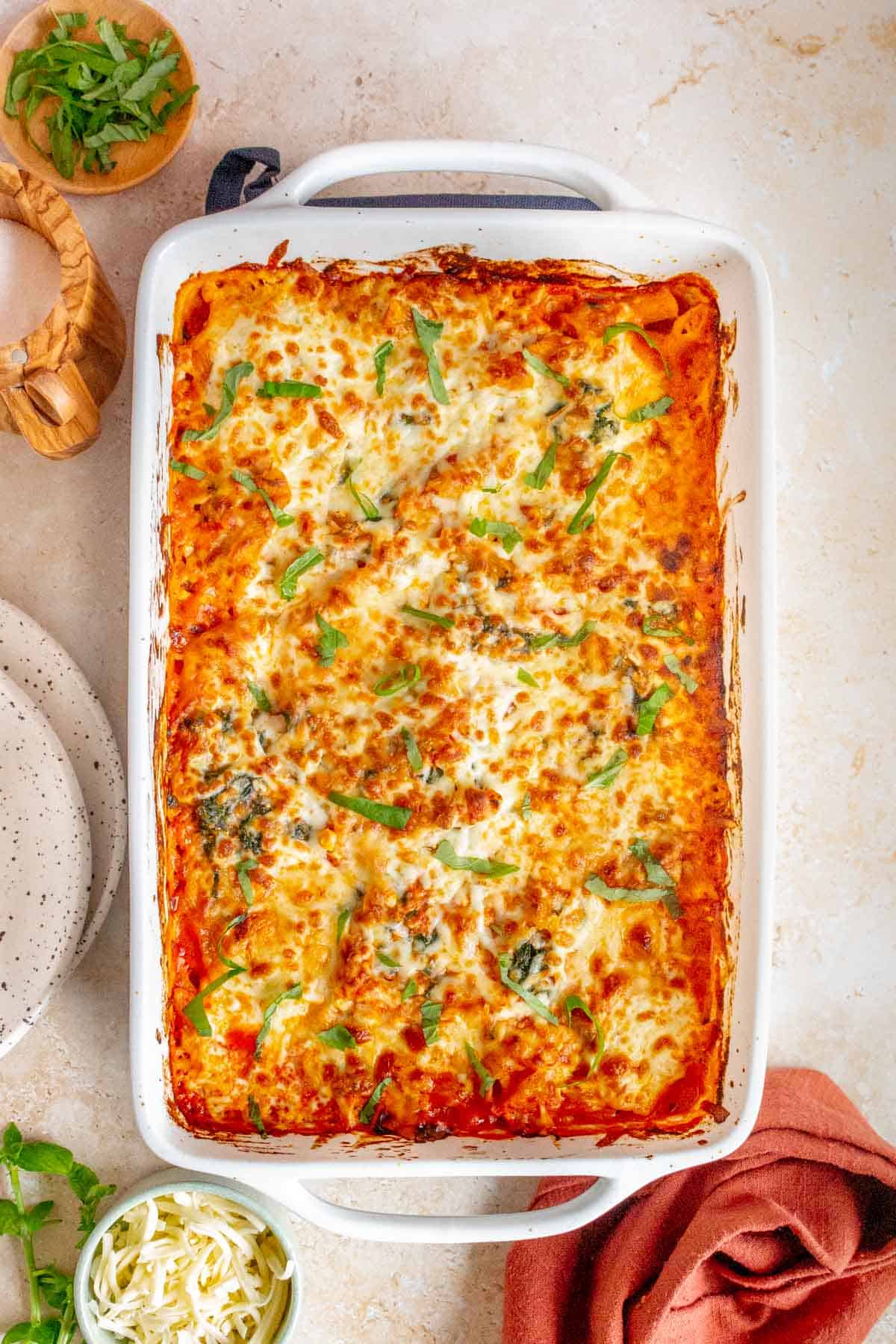Cottage Cheese Pasta Bake