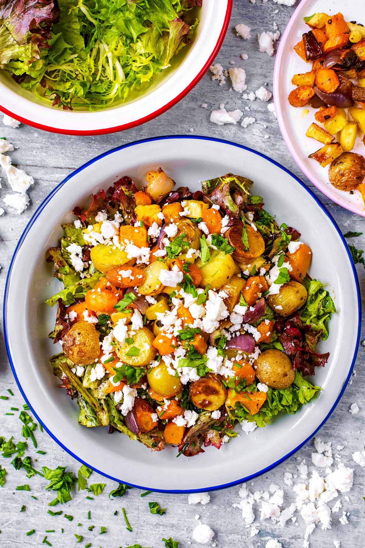 Roasted Vegetable Winter Salad