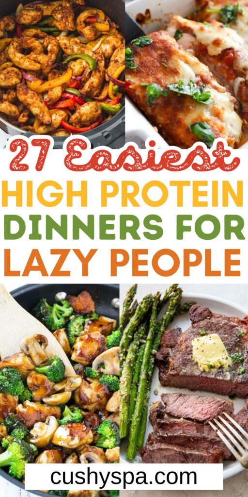 Easy Lazy High Protein Diners