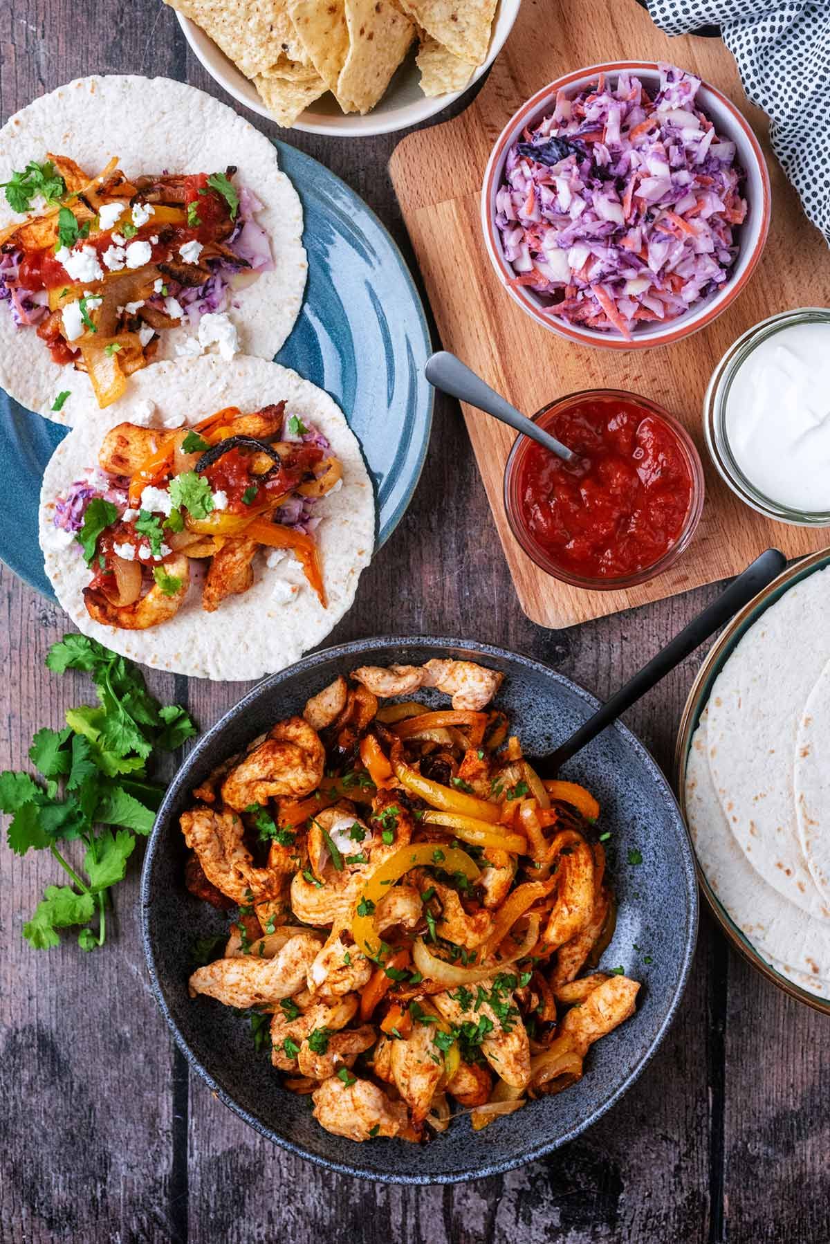 Air Fryer Chicken Fajitas