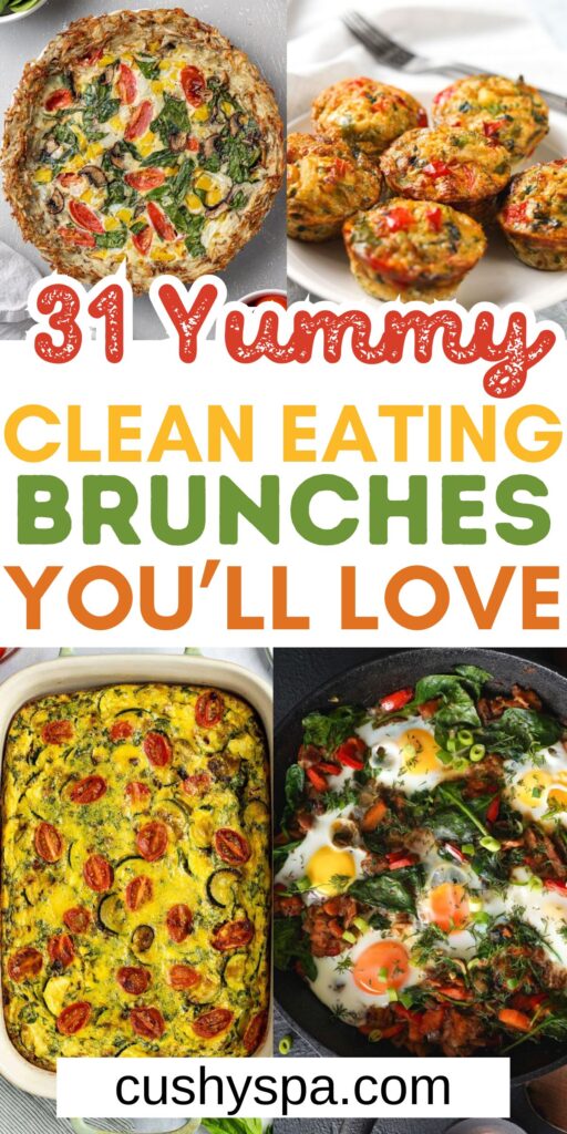 Clean Eating healthy Brunch Recipes