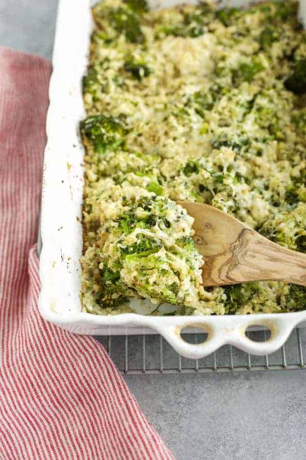  Cauliflower Broccoli Bake with Alfredo