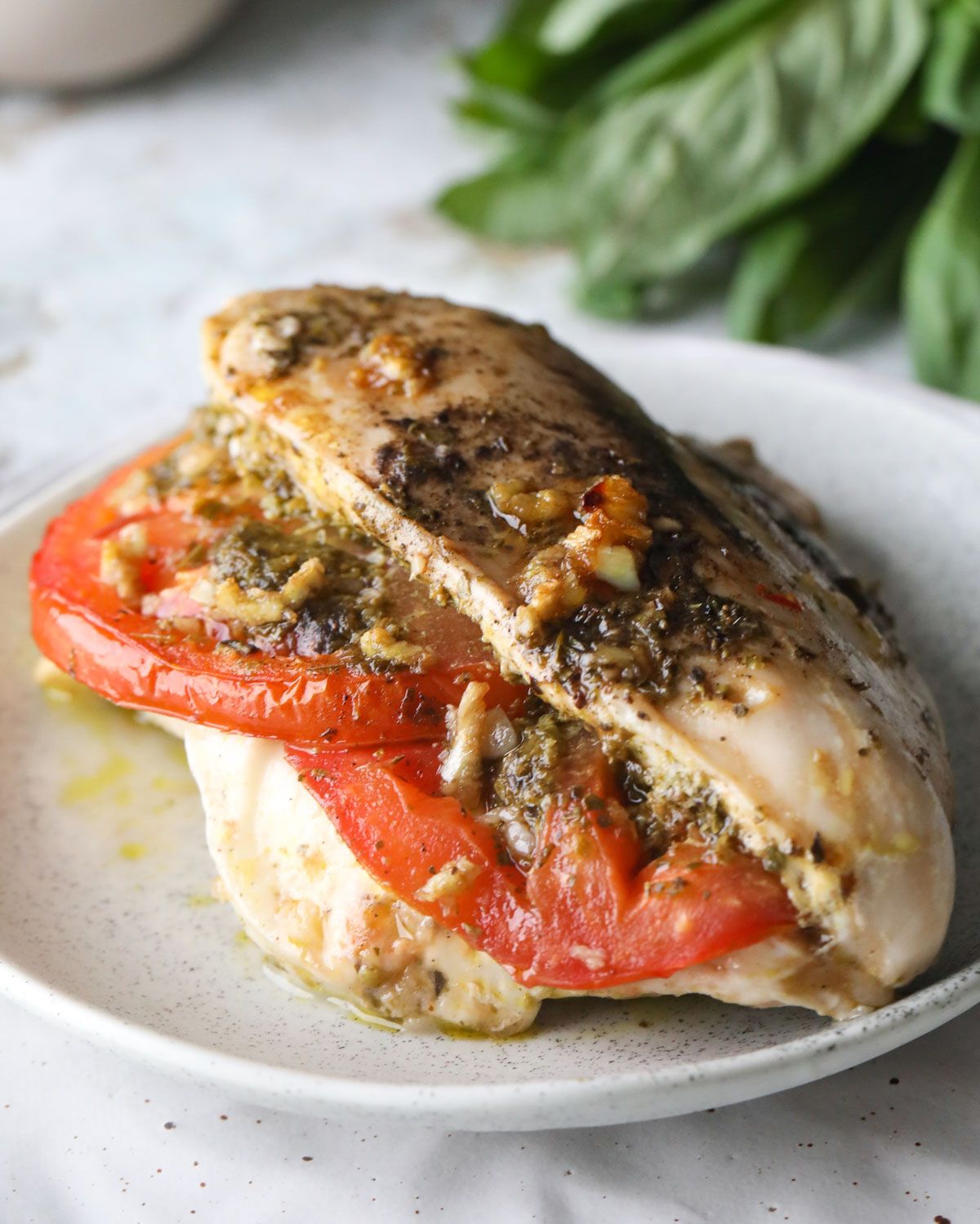 Mozzarella Stuffed Chicken Breast