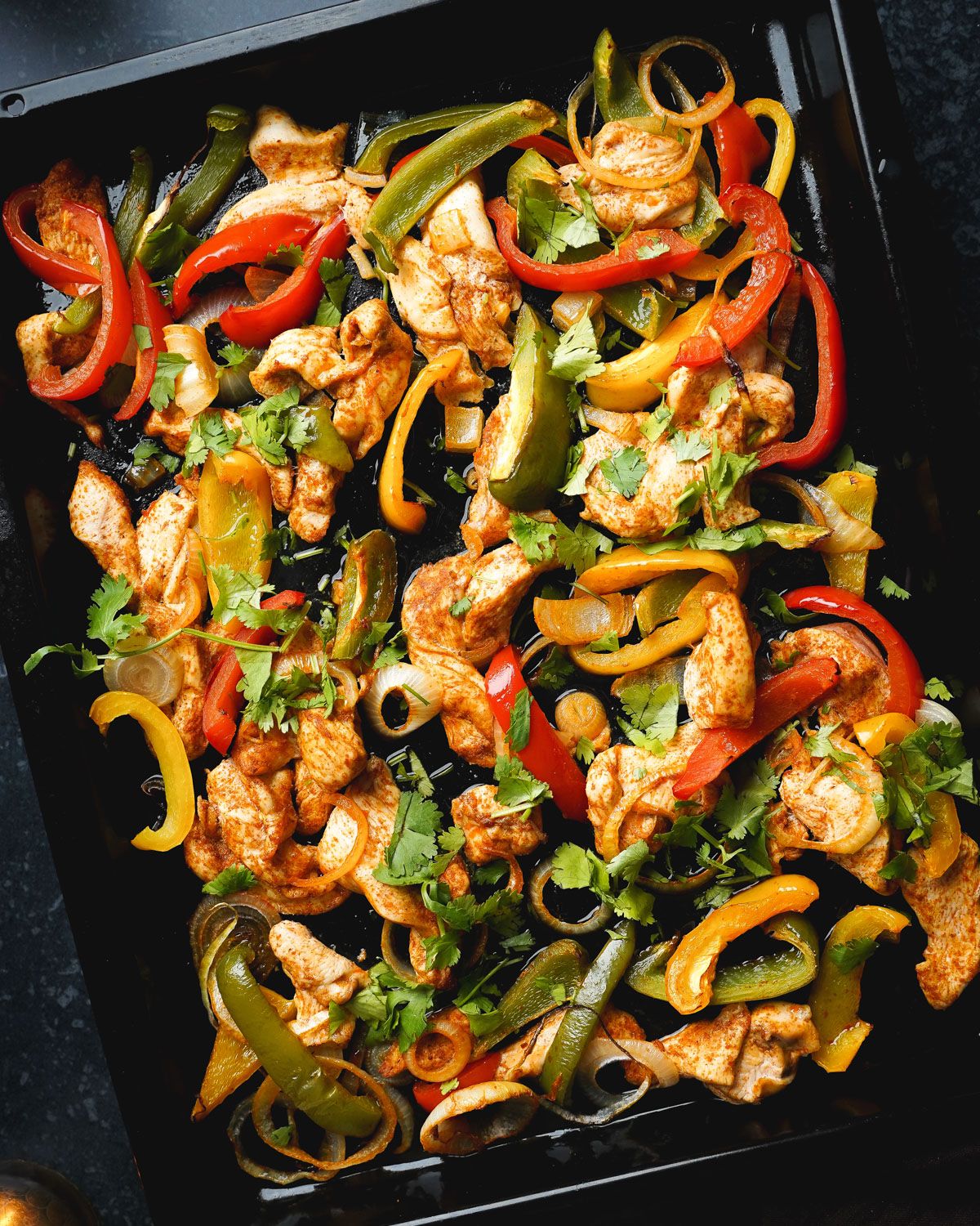 Sheet Pan Chicken Fajitas