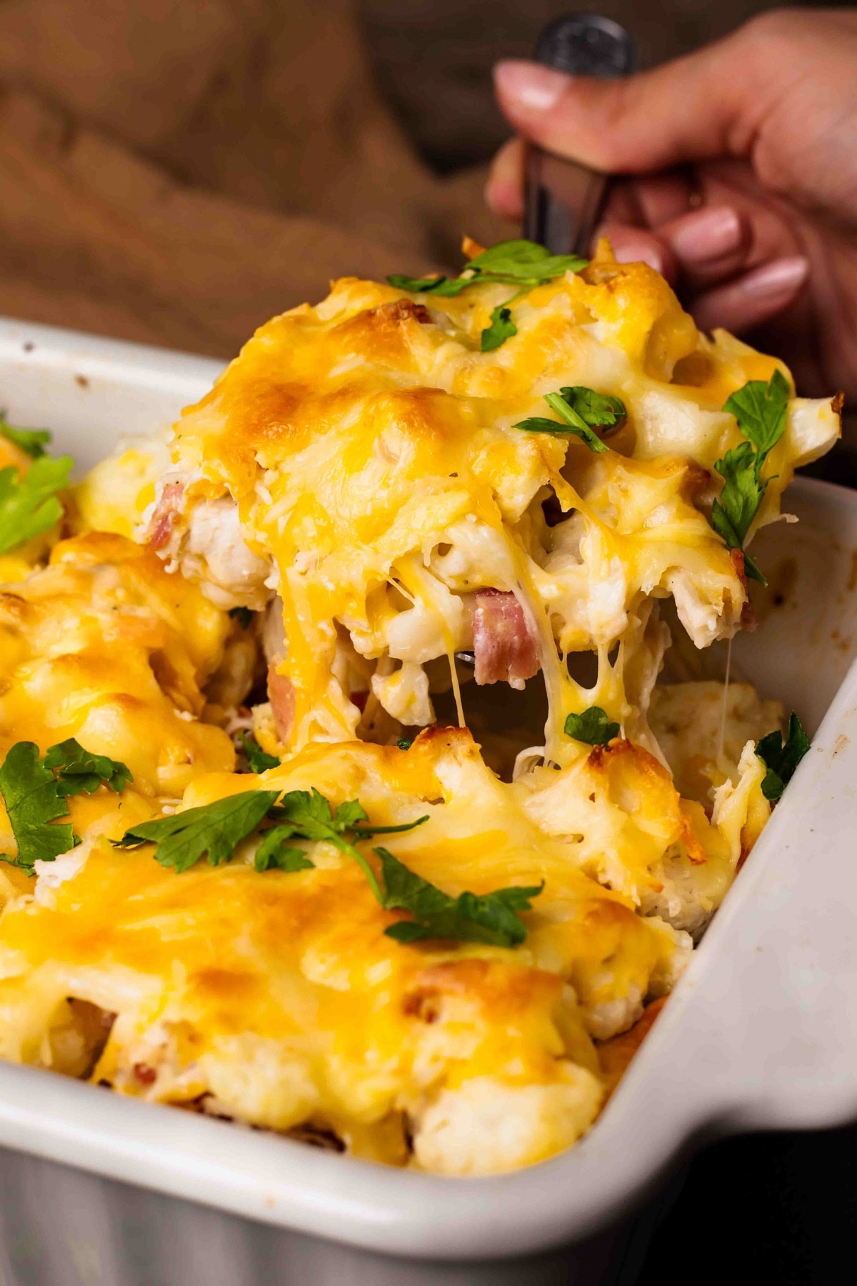 keto bacon ranch casserole