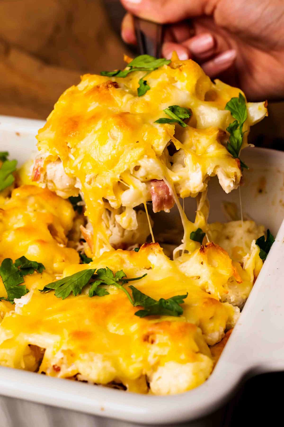 keto chicken ranch casserole