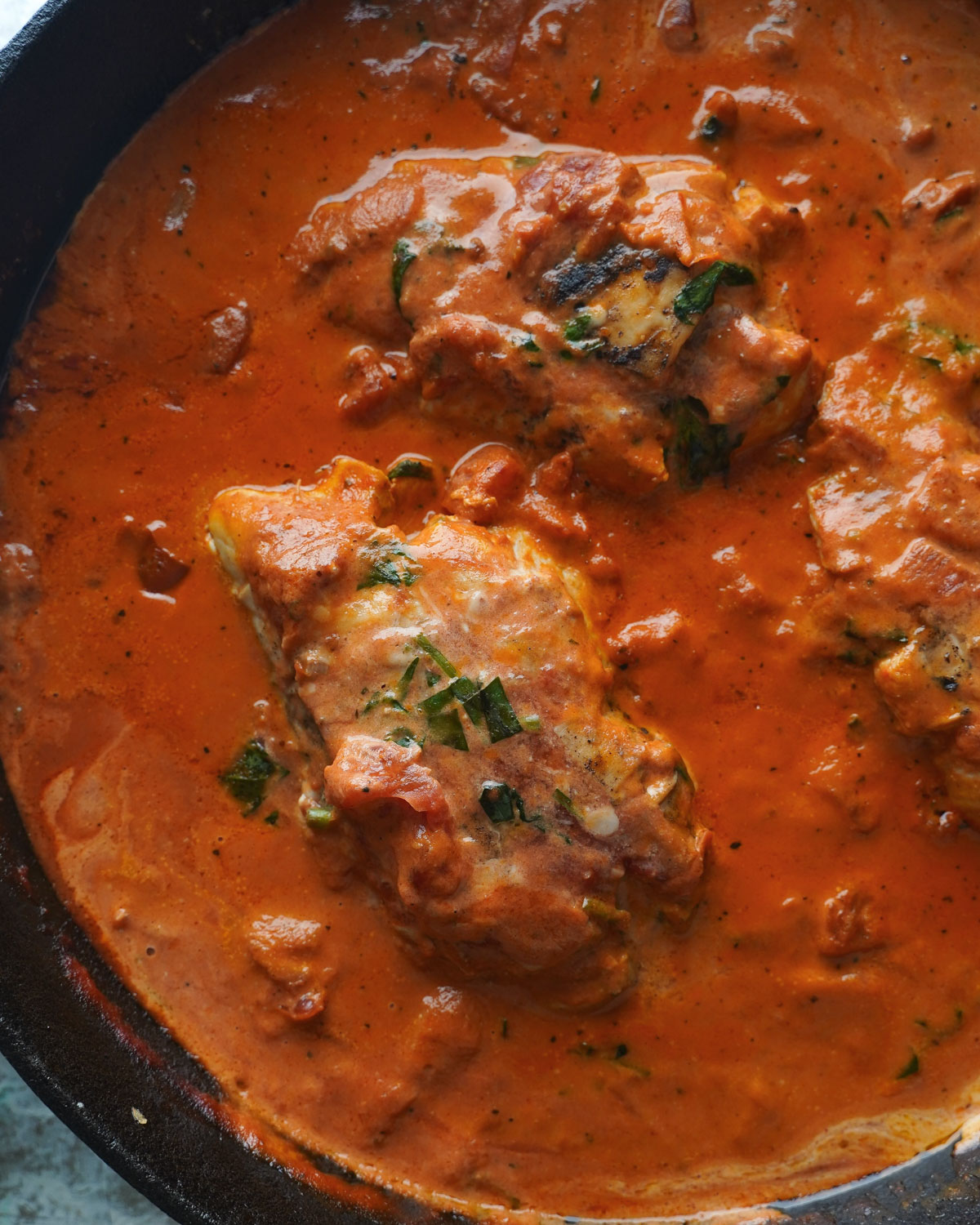 Creamy Tomato Chicken Skillet