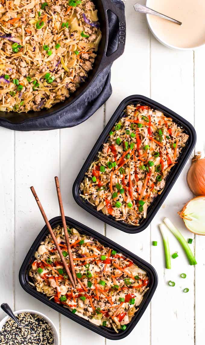Egg Roll in a Bowl Meal Prep