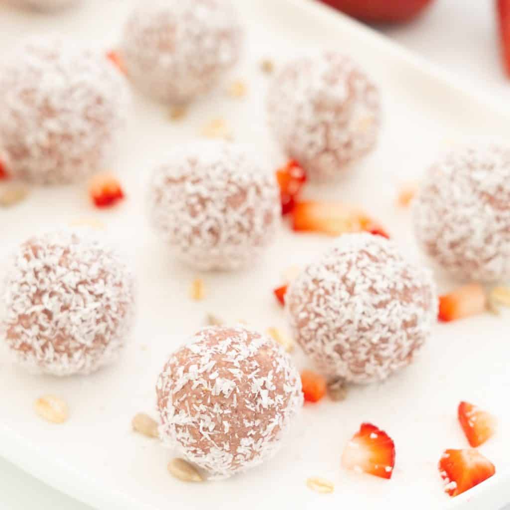 strawberry bliss balls