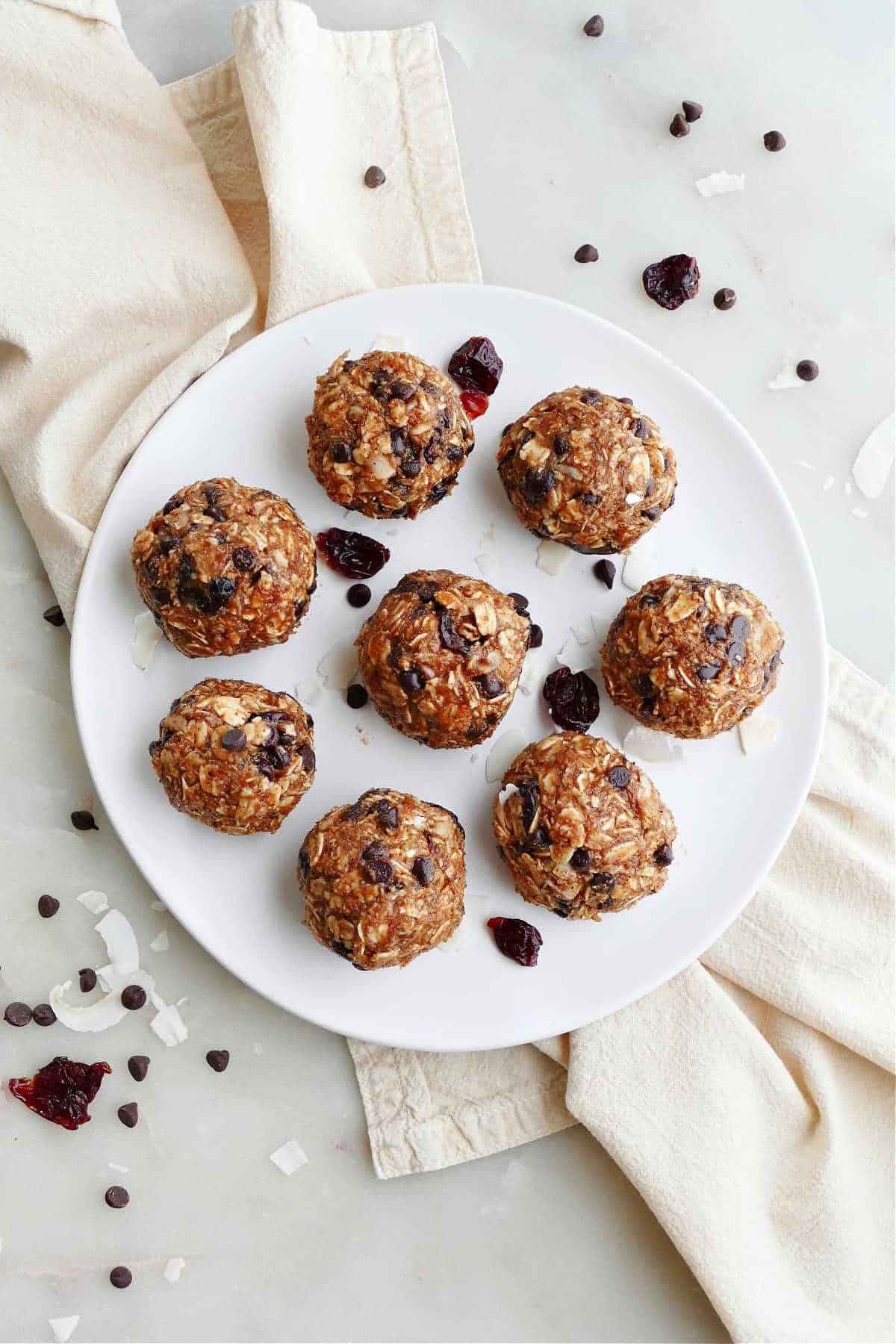Cherry Almond Butter Energy Balls
