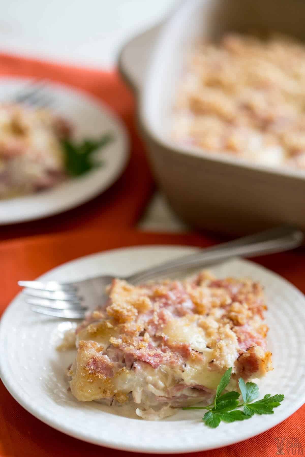 Chicken Cordon Bleu Casserole