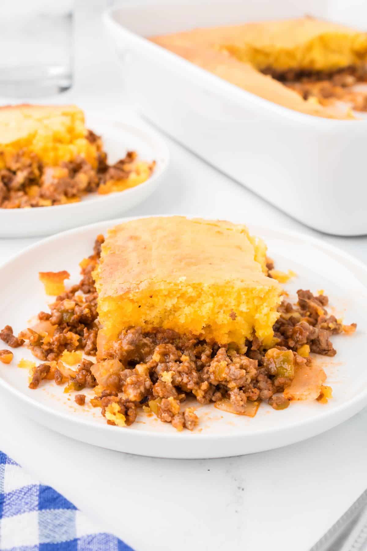 Sloppy Joe Cornbread Casserole