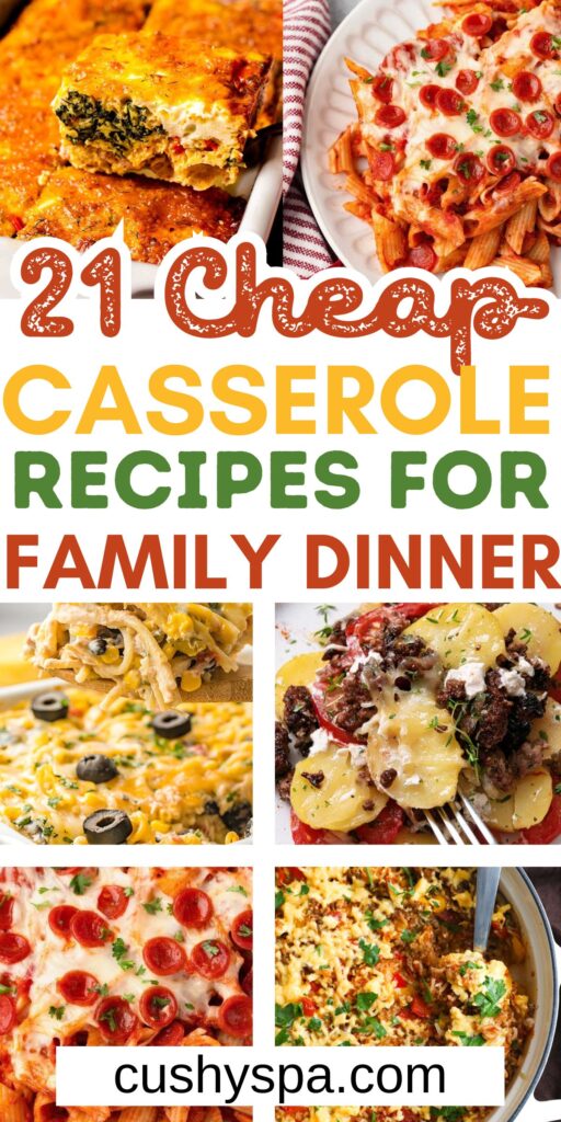 Cheap Casserole dinners
